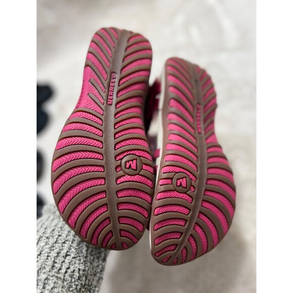 Merrell Womens fuchsia performance Strappy Pink Sandals Size 8.5 - Picture 5 of 11